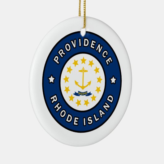 Providence Rhode Island Keramisch Ornament (Rechts)