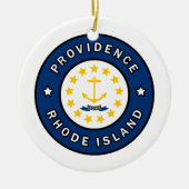 Providence Rhode Island Keramisch Ornament (Voorkant)
