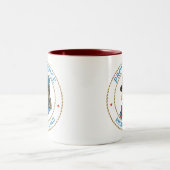 Providence Rhode Island koloniaal Tweekleurige Koffiemok (Center)