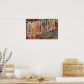 Providence, Rhode Island - Large Letter Scenes 2 Poster (Keuken)