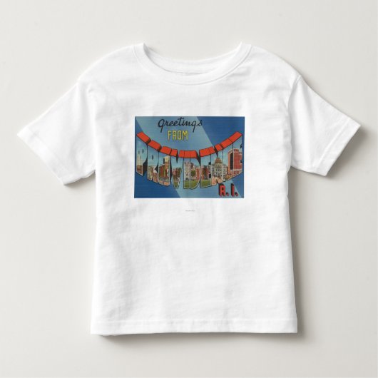 Providence, Rhode Island - Large Letter Scenes Kinder Shirts (Voorkant)
