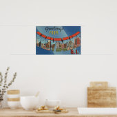 Providence, Rhode Island - Large Letter Scenes Poster (Keuken)