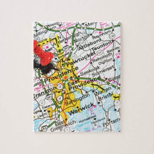 Providence, Rhode Island Legpuzzel (Verticaal)