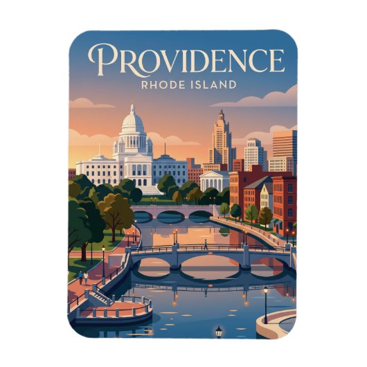 Providence, Rhode Island Magneet (Verticaal)