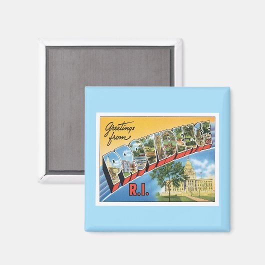 Providence, Rhode Island Magnet (Voorkant / Achterkant)