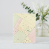 Providence Rhode Island Map Briefkaart (Staand voorkant)