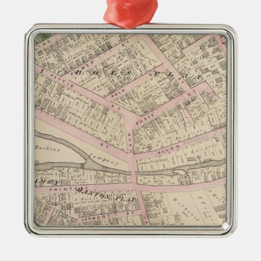 Providence Rhode Island Metalen Ornament (Voorkant)
