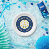 Providence Rhode Island Papieren Bordje (Feest)