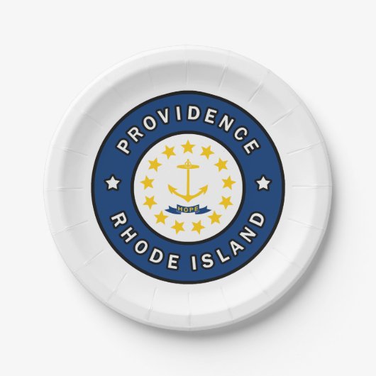 Providence Rhode Island Papieren Bordje (Voorkant)