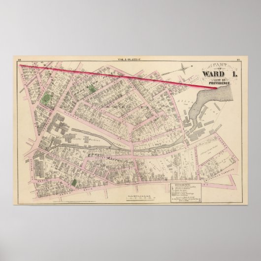 Providence Rhode Island Poster (Voorkant)