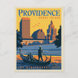 Providence, Rhode Island   Renaissance City Briefkaart