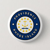 Providence Rhode Island Ronde Button 5,7 Cm (Voorkant)