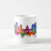 Providence Rhode Island Skyline Koffiemok (Center)