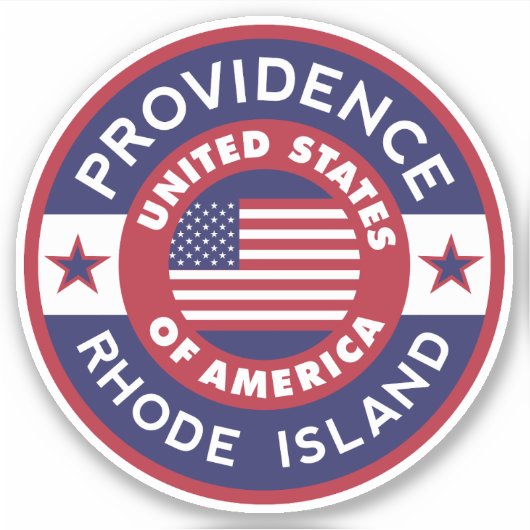 PROVIDENCE, Rhode Island Sticker (Voorkant)