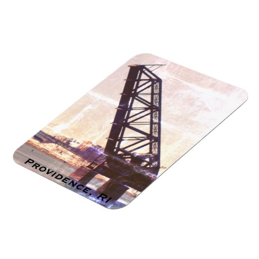 Providence, Rhode Island "Stuck-Up Bridge" Magneet (Linkerzijde)