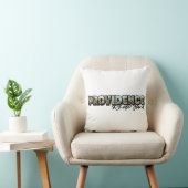 Providence Rhode Island T-shirt met grote letters Kussen (Stoel)