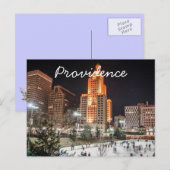 Providence RI Briefkaart (Voorkant / Achterkant)