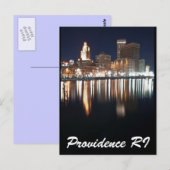 Providence RI Briefkaart (Voorkant / Achterkant)