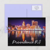 Providence RI Briefkaart (Voorkant / Achterkant)