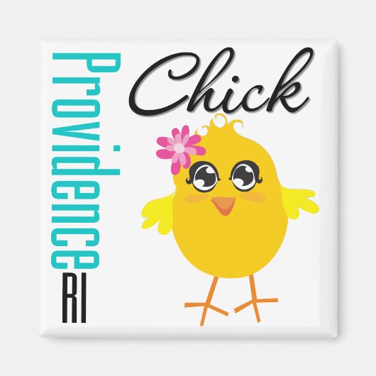 Providence RI Chick Magneet (Voorkant)