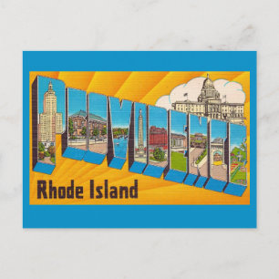 Providence RI Groet Ansichtkaart Briefkaart