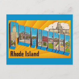 Providence RI Groeten Ansichtkaart Briefkaart