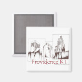 Providence RI Magnet (Voorkant / Achterkant)