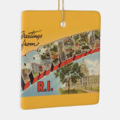 Providence RI-Ornament Keramisch Ornament (Rechts)