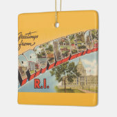 Providence RI-Ornament Keramisch Ornament (Links)