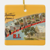  Providence RI-Ornament Keramisch Ornament (Voorkant)