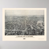 Providence, RI Panoramic Map - 1894 Poster (Voorkant)