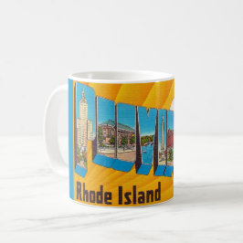 Providence RI Retro Postcard Mug Koffiemok