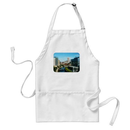 Providence RI Silhouette Standaard Schort (Voorkant)