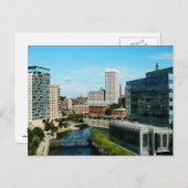 Providence RI Skyline Briefkaart (Voorkant / Achterkant)
