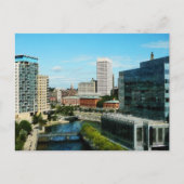 Providence RI Skyline Briefkaart (Voorkant)