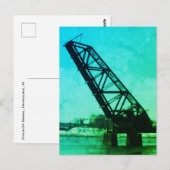 Providence, RI 'Stuck-Up Bridge' Briefkaart (Voorkant / Achterkant)