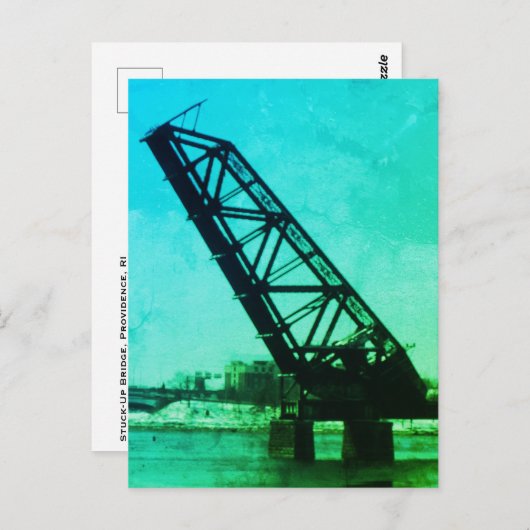 Providence, RI 'Stuck-Up Bridge' Briefkaart (Voorkant / Achterkant)