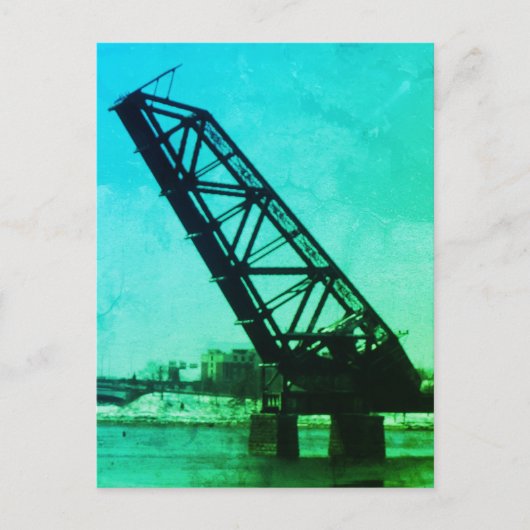 Providence, RI 'Stuck-Up Bridge' Briefkaart (Voorkant)