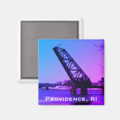 Providence, RI 'Stuck-Up Bridge' Magneet (Voorkant / Achterkant)