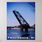 Providence, RI 'Stuck-Up Bridge' Poster (Voorkant)