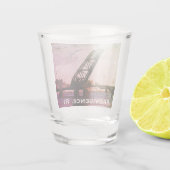 Providence, RI 'Stuck-Up Bridge' Shot Glas (Achterkant)