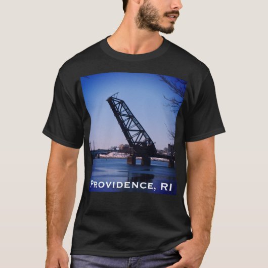 Providence, RI 'Stuck-Up Bridge' T-shirt (Voorkant)