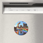 Providence, RI vliegende trots Magneet (Insitu (Vaatwasser))