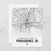 Providence Trouwweekend Details Bijgevoegde Kaart (Voorkant / Achterkant)