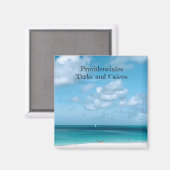 Providenciales, Turks and Caicos Island Magnet (Voorkant / Achterkant)