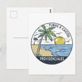 Providenciales Turks en Caicos Vintage Briefkaart (Voorkant / Achterkant)