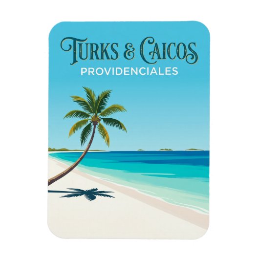 Providenciales Turks- en Caicoseilanden Magneet (Verticaal)