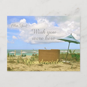 "PROVIDENCIALES / (WEDDEN DAT JE HIER WAS)" BRIEFKAART