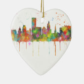 PROVIDENTIE, RHODE ISLAND SKYLINE KERAMISCH ORNAMENT (Rechts)