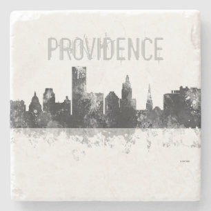 PROVIDENTIE, RHODE ISLAND SKYLINE STENEN ONDERZETTER